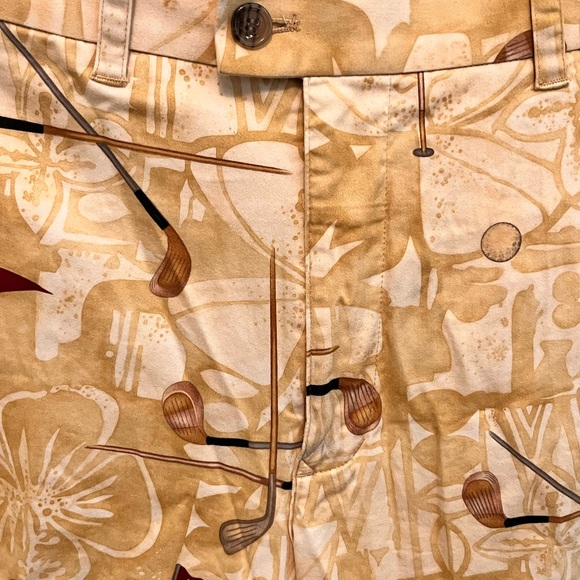 Loudmouth Golf - Men’s Size 44 - Golf Print Shorts - 97% Cotton - - Picture 2 of 14